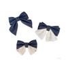 Blue Denim Hair Bow Clips Girls Denim Bowknot Pin Girls