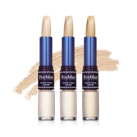 Konad Febulin Touch-Up Twinning Concealer 4g+4g Skin Moisturizing Blemish Cover Aroma Ingredient Smooth Skin No. 1 / 코나드 페블린 터치업 트위닝 컨실러4g+4g 피부보습 잡티커버 아로마성분 매끄러운피부 1호