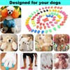 VICTHY 120pcs (12 Colors) Dog Nail Caps | Dog Claw