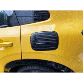 TUBAIZAI Car Accessories Compatible With Honda New HR-V HRV 2025 2024 2023 Exterior Fuel Tank Cap Protection Oil Gas Cover Trim ABS 1PC(Carbon Fiber Style)