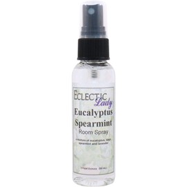 Eucalyptus Spearmint Room Spray, 2 Ounces, No Artificial Colors, Parabens, or Preservatives - Fragrant Aromatic Room Mist For Home, Room, Office