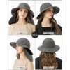 [Ｌｏｏ＆ｃ] ルーアンドシー 帽子 レディース つば広 ハット ネックガード付き 大きいサイズ アクティブ ベルハット
