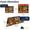 White Mountain Checking It Twice Christmas Puzzles 1000 Pieces Jigsaw