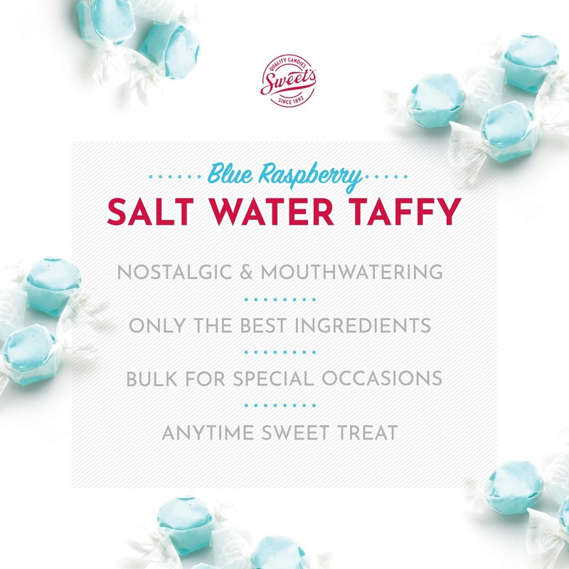 Sweet Candy Company Salt Water Taffy Individually Wrapped- Salt Water