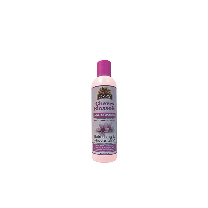 OKAY Cherry Blossom Leave In Conditioner, 8 Fluid Ounce