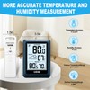 Indoor Outdoor Thermometer Wireless Weather Station, Internal External Thermometer Hygrometer,
