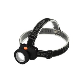 LED Headlight, 300 Lumens, Practical Lighting, 8 - 12 Hours, 3 Levels of Adjustment (Weak, Strong, Flashing), Night Fishing, Climbing, Camping, Walking, Night Work, Fishing, Outdoors, Disaster Prevention, Power Outages, Small, Lightweight