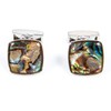 MRCUFF Abalone 4 Pairs Cufflinks in a Presentation Gift Box