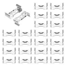 MECCANIXITY T5 Clips Bracket Hanger Fluorescent Tube T5 LED Bulb Holder Clamps Light Fixture Replacement for LED Integrated Lighting, Flat Pack of 36