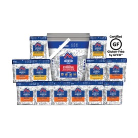 Mountain House Essential Bucket | Freeze Dried Backpacking & Camping Food | 22 Servings | Gluten-Free