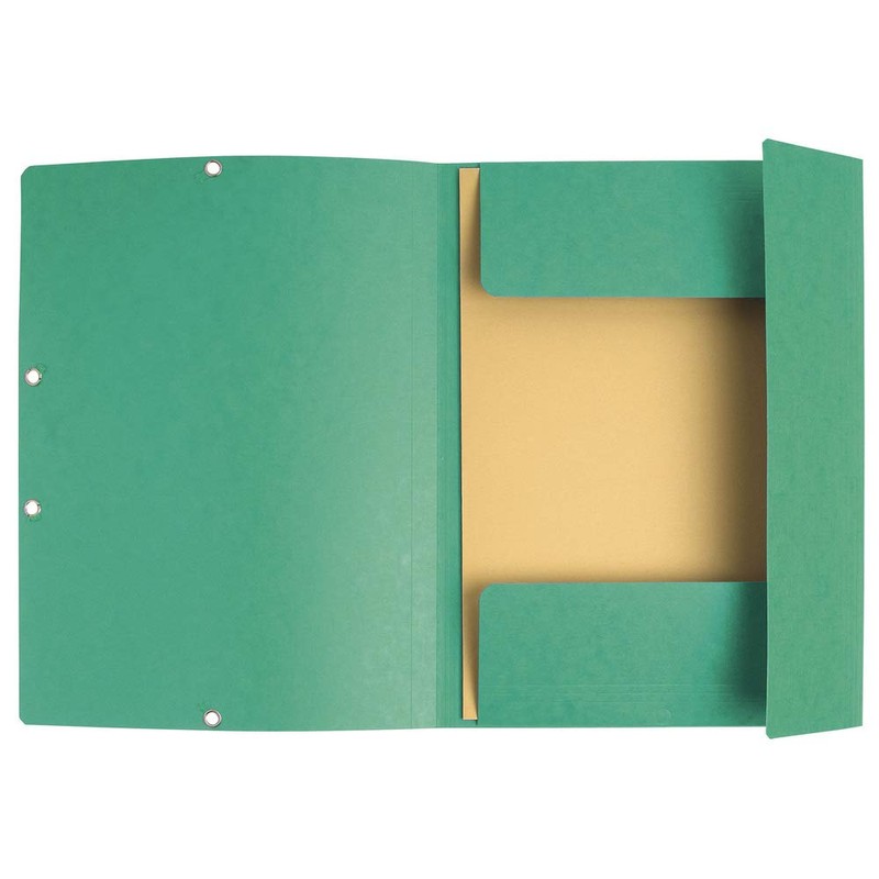 Exacompta 55573E - Lot of 3. 3 flap elasticated folder