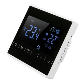 Smart Thermostat Dual Control Temperature Controller High Power AC 85V‑240V White for Home Heating