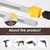 PVC Thread Maker Tool for Electric Drill, Pipe Threader Kit
