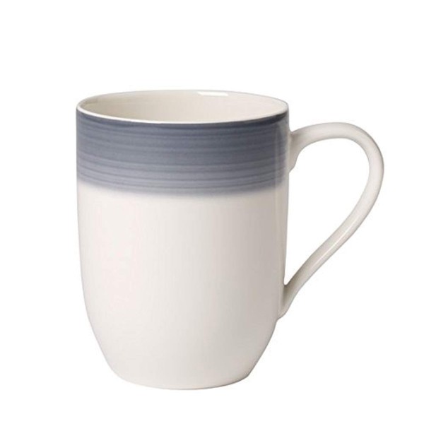 Colorful Life Cosy Grey Mug by Villeroy & Boch - Premium Porcelain - Made in Germany - Dishwasher and Microwave Safe - 12.5 Ounce Capacity