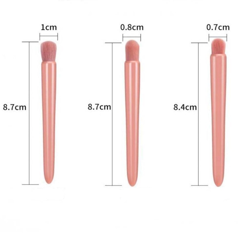 Easy-taken Travel Makeup Brush Set, COSHINE 5pcs Mini Complete Function