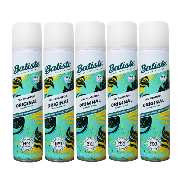 Batiste Instant Hair Refresh Dry Shampoo, Original Classic Clean, Refreshes