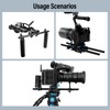 SIRUI Camera Lens Support, Universal 15mm Rail Telephoto Long Lens