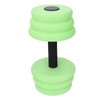 2pcs Floating Dumbbell EVA Thread Design Aquatic Exercise Dumbbell for