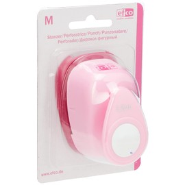 efco 1791115 Punch M, Circle 7/8 Inch Motif Punch, Core: Metal, Pink, 7.5 x 5 x 5 cm
