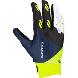 Scott Evo Race MX Motocross DH Cycling Gloves Blue/Yellow 2025: Size: L (10)
