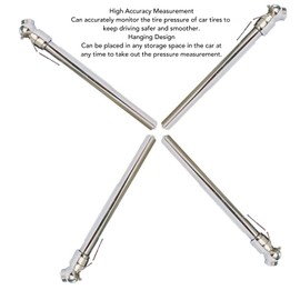 KIMISS Car Tyre Pressure Gauge Pencil, Stainless Steel Tire Pressure Gauge, Portable Rotating Tyre Pressure Gauge