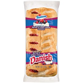 Hostess Berry and Cream Cheese Danish, 5 Ounce -- 36 per case.