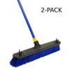 Quickie 5992 24-Inch Knockdown Rough-Surface Push Broom with Steel Handle,
