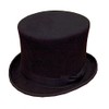 ANTHONY GRAHAM WOOL FELT TOP HAT (58CM MEDIUM 7 1/8")