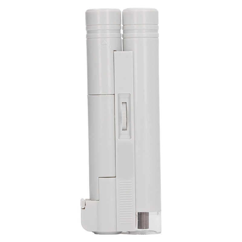 LED Lighted Pocket Microscope 150X Double Tube Portable Handheld Microscopes