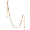 TREEWETO - Reloj de bolsillo con cadena en T (40,6