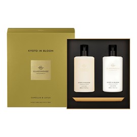 GlassHouse Fragrances Kyoto In Bloom Hand Lotion 450mL & Hand Wash 450mL Hand Care Duo Set