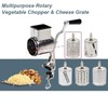 SHZICMY Kitchen Rotary Grater Food Mills Nut Grinder Grinding Tool