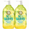 Happy Bath Smile Body Wash Wellness Yuja & Lime 900ml 2 bottles, 900g / 해피바스 스마일바디워시 웰니스 유자앤라임900ml 2개, 900g