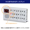 Elpa EWS-P70 Wireless Chime, 12CH Receiver, Intercom, No Construction Required,