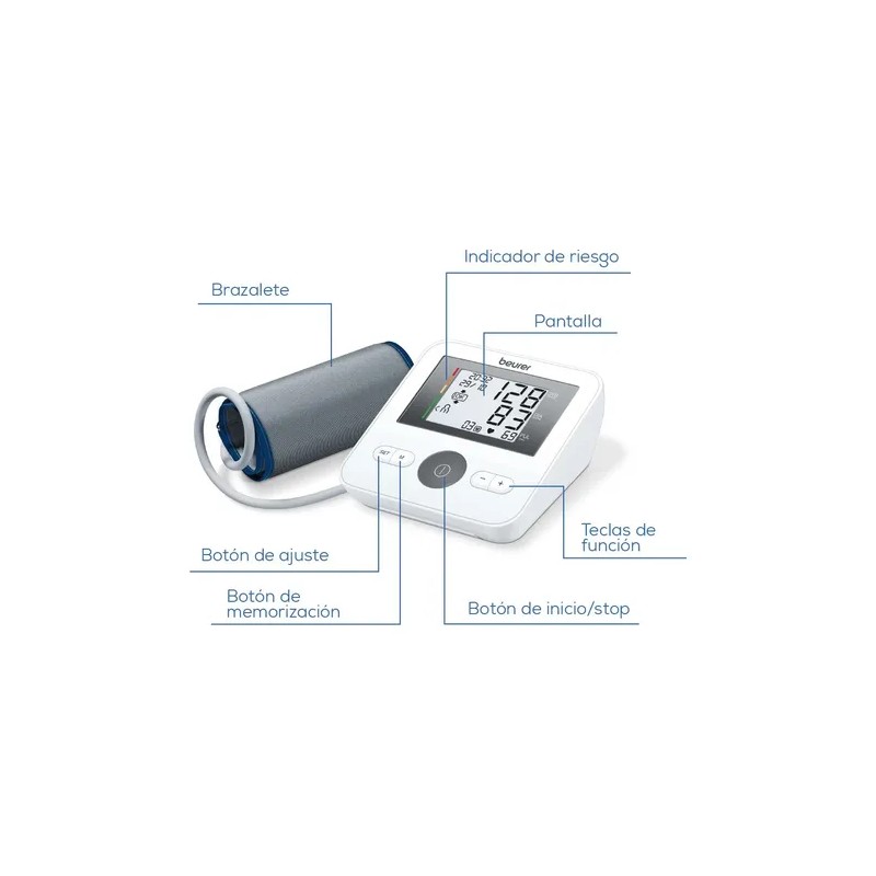 Baumanómetro De Brazo Digital Con Detector De Arritmias BM27 Beurer