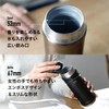 CB Japan QAHWA Water Bottle, Direct Drinking, Vacuum Insulated, Double