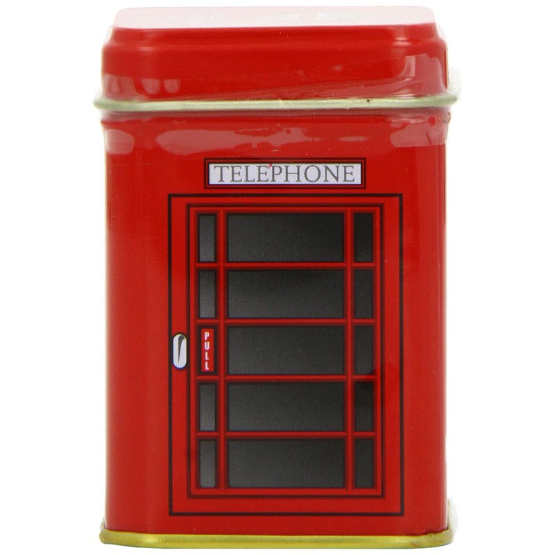 New English Teas Telephone Box Loose Tea Mini Tin 25