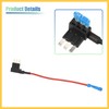 REPAIROCK 1 Set Universal 2pcs Car Fuse Tap Add a