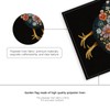 Floral Chicken Garden Flag 12x18 Inch For Outdoor Decor
