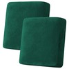 H.VERSAILTEX Velvet Stretch Couch Cushion Cover Plush Cushion Slipcover Cushion