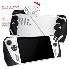HOTLINEGAMES 2.0 Plus Anti-Skid Controller Grip Tape Compatible with ROG Ally Controller, Textured Soft Skin Kit, Pre-Cut, Easy to Apply, Sweat-Absorbent (for Handle Grips + Buttons + Triggers)