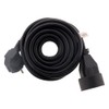 Prolongateur 16A 2P+T HO5VV-F 3G 1.5 mm² Black 3 m