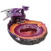 Fujima Purple Dragon Geode Ashtray - 4.5"