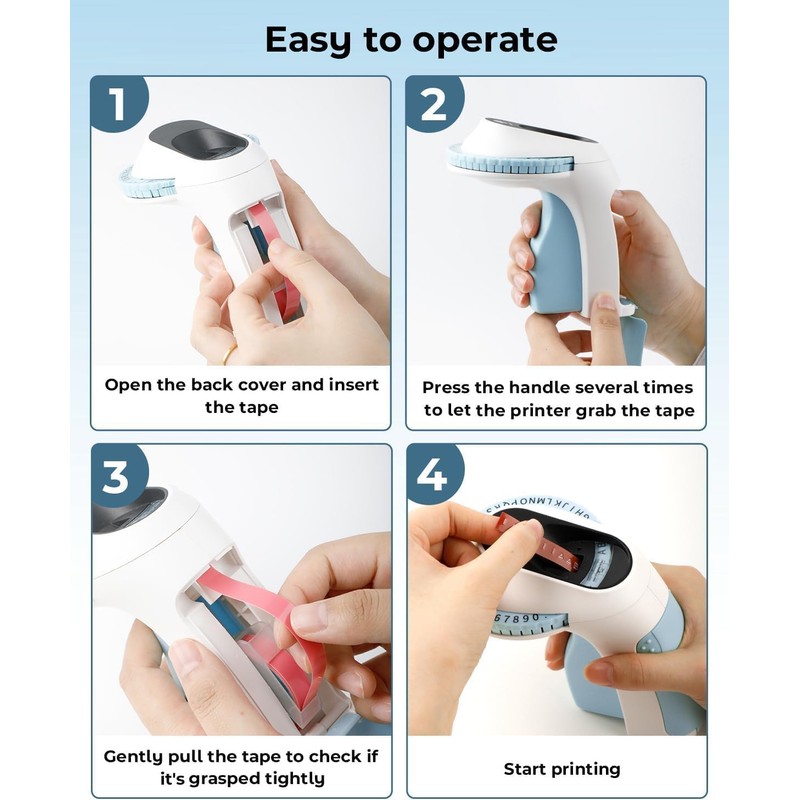 Zodzi Embossing Label Maker Machine E975