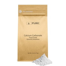 Pure Original Ingredients Calcium Carbonate (5 lb) Dietary Supplement, Food Preservative, Acid Neutralizer