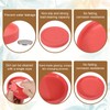 uxcell 2 Pcs Round Plant Saucers, 4 Inch Ceramics Plant
