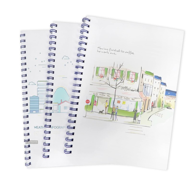 RAYSON 23 Loops 2:1 Pitch 50 Sheets 9.5mm A4 Multicolour