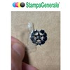StampaGenerale® Bollino Logo RI (13mm) PVC Effetto 3D Adesivo Transfer