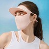 LW Cap Full-Face Cover for Golfing: Sun UV & Mosquito Protection EGOLD Cap Cool Face XTJ11/Pink 2ea