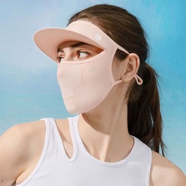 LW Cap Full-Face Cover for Golfing: Sun UV & Mosquito Protection EGOLD Cap Cool Face XTJ11/Pink 2ea